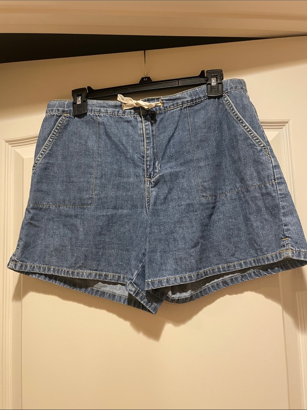 GAP Denim Drawstring Kids Shorts - Blue
